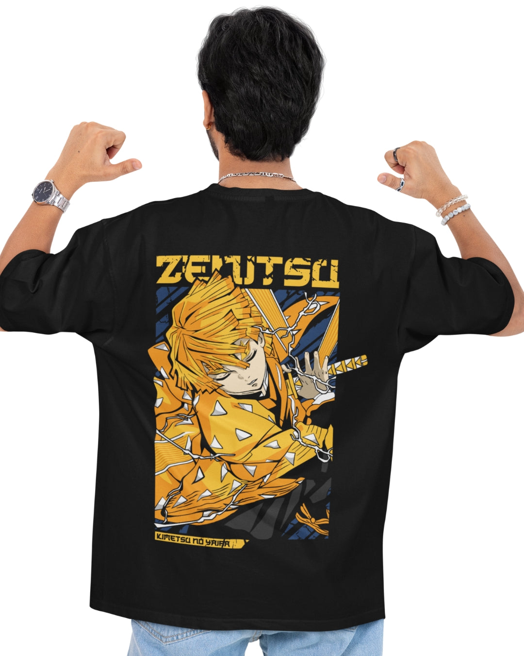 Zenitsu Agatsuma | Demon Slayer Unisex Oversized T-Shirt
