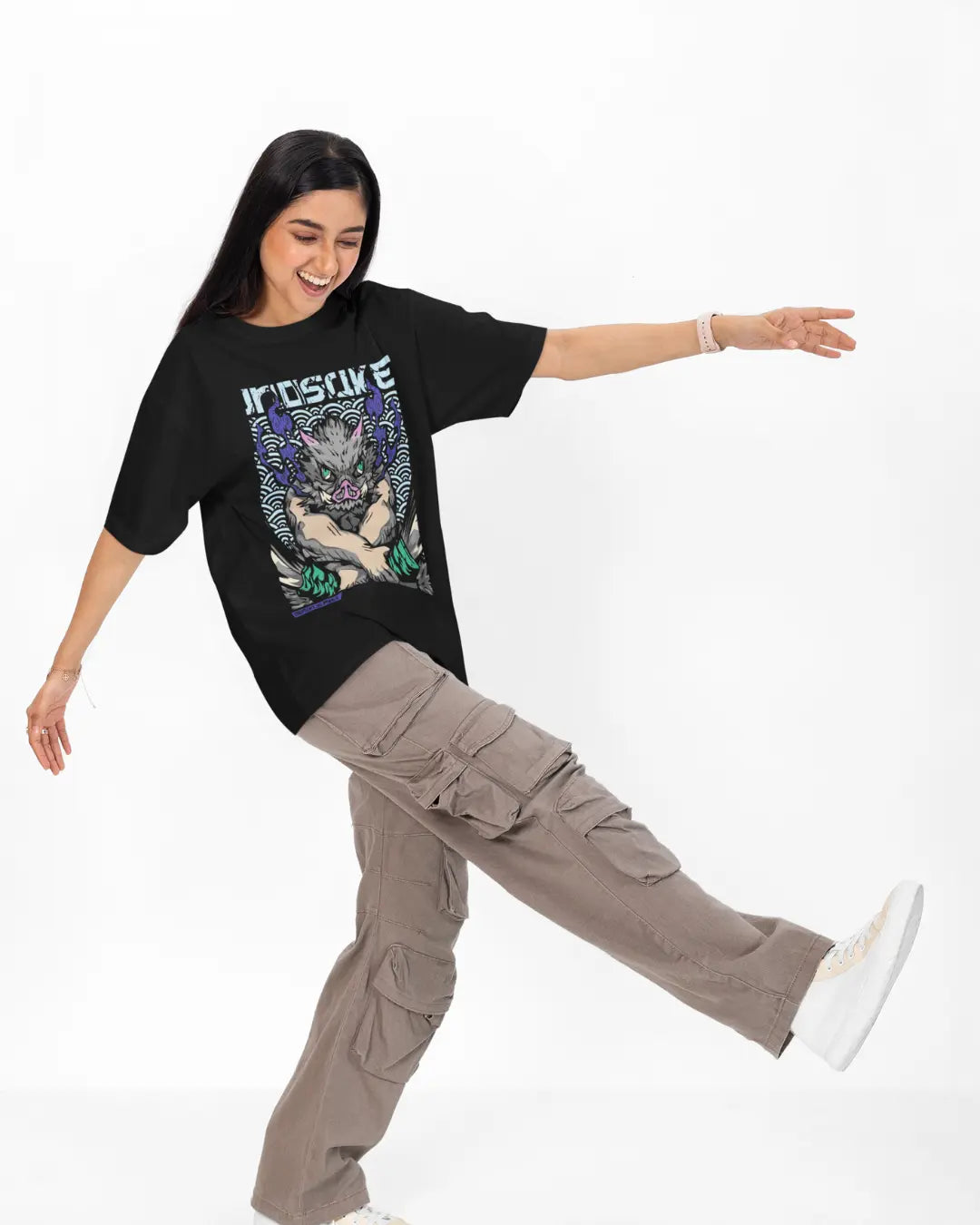Inosuke Hashibira | Demon Slayer Unisex Oversized T-Shirt