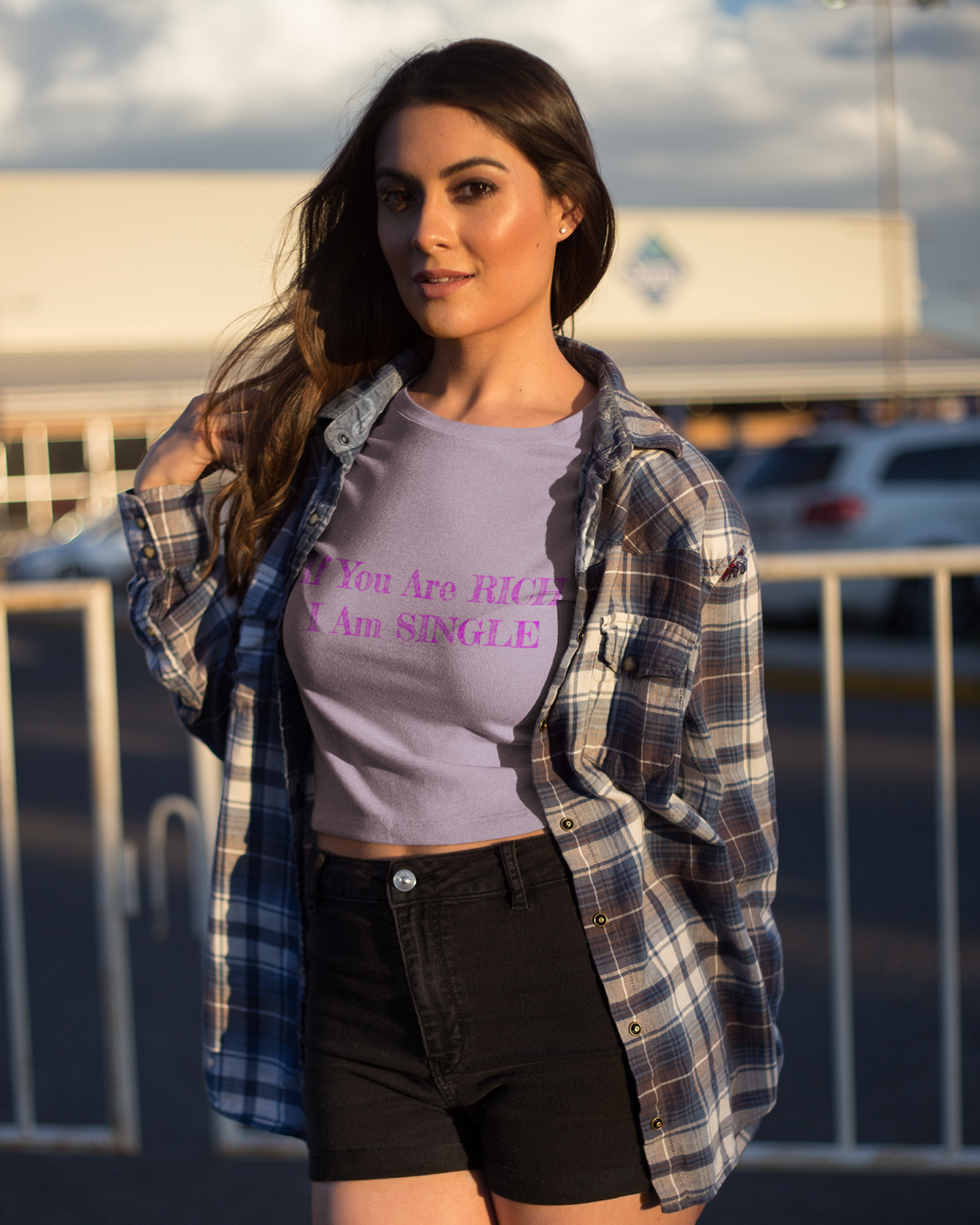I Am Single Women's Crop Top