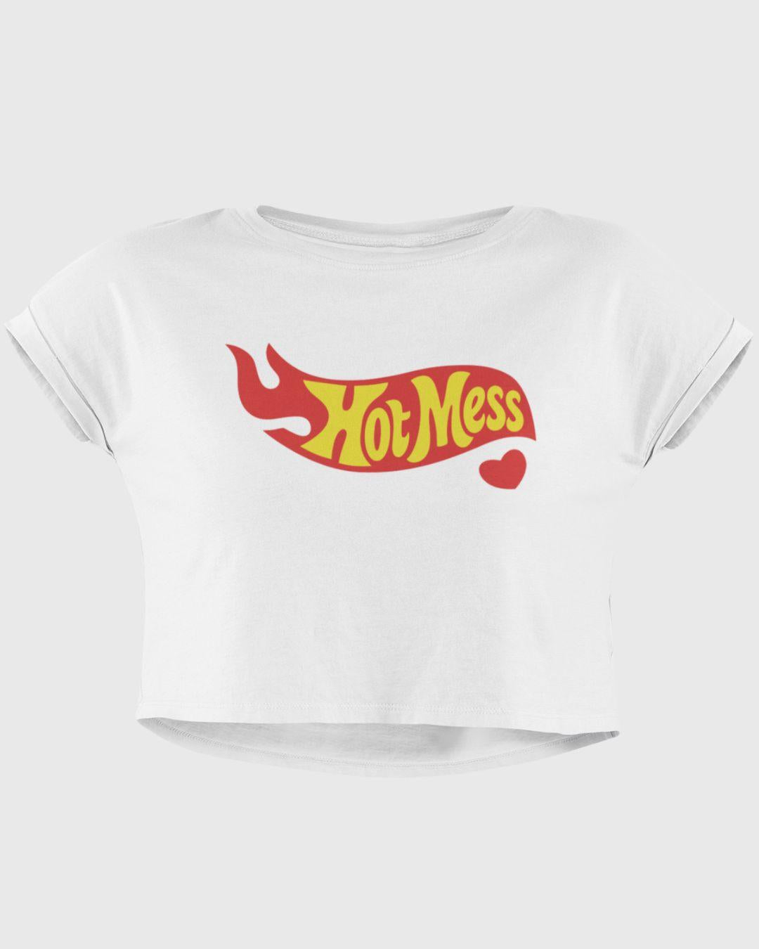Hot Mess Crop Top - -