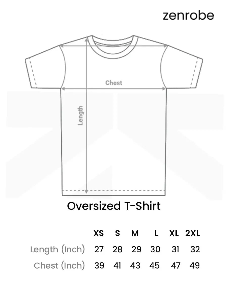 Indian Army Men's Oversized Tshirt - -