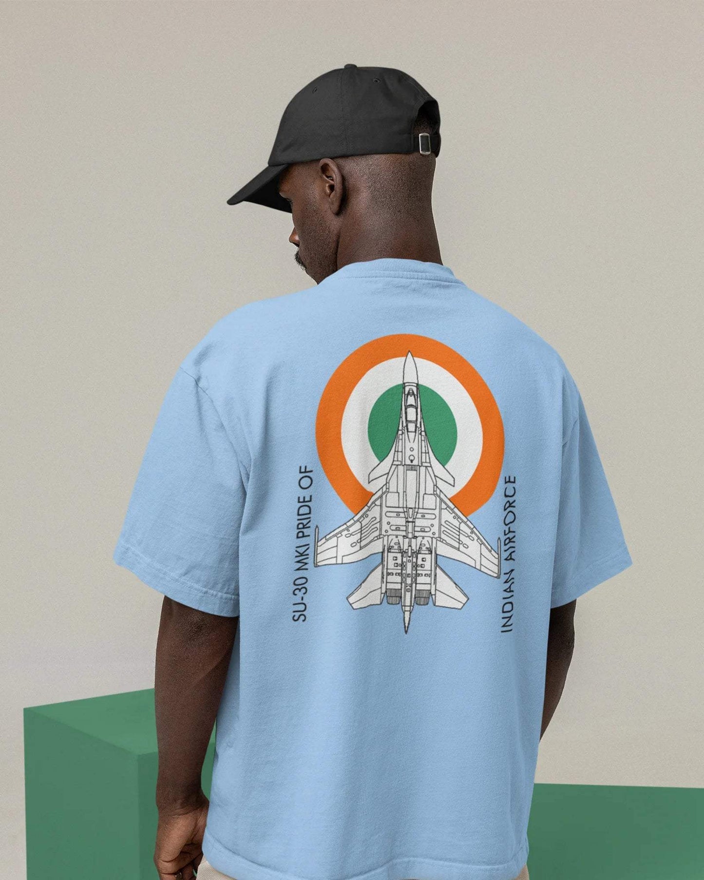 IAF-SU30 MKI Men's Oversized Tshirt - zenrobe- -