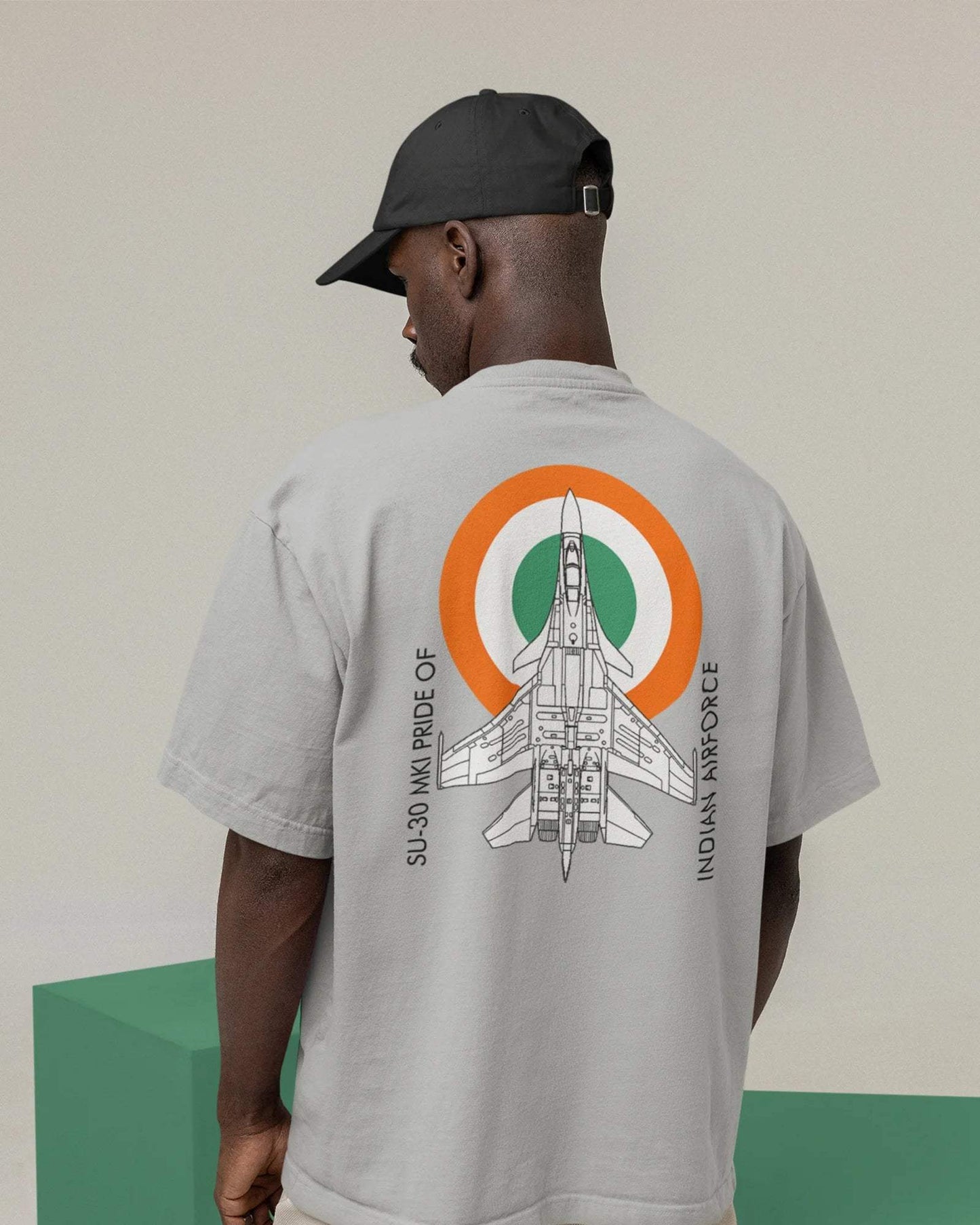 IAF-SU30 MKI Men's Oversized Tshirt - zenrobe- -