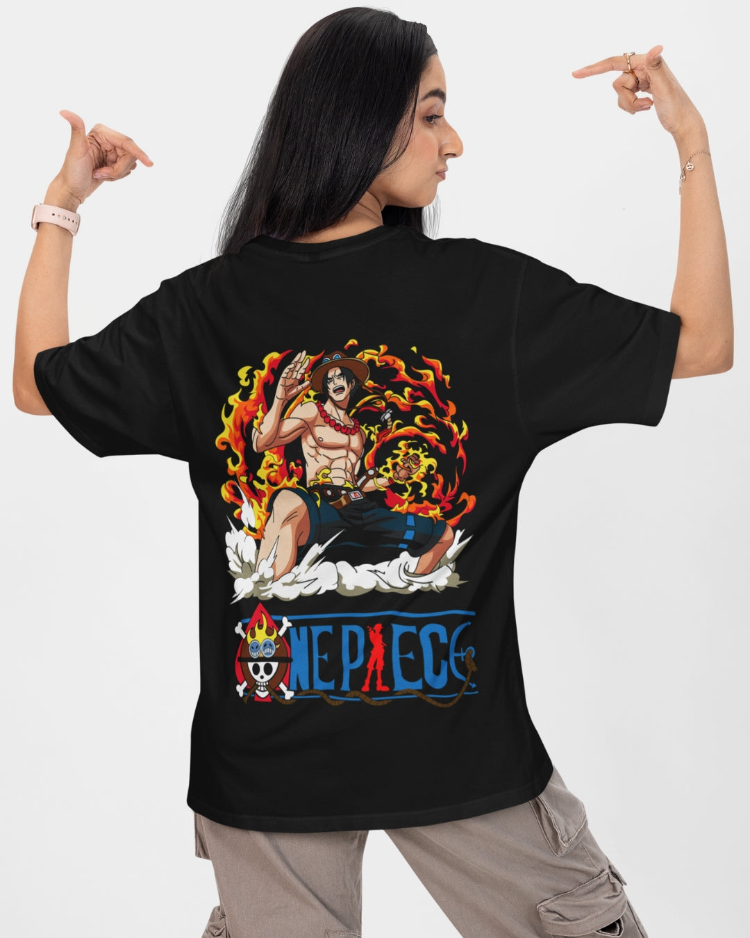Oversized Tshirts : Luffy | One Piece Unisex Oversized T-Shirt