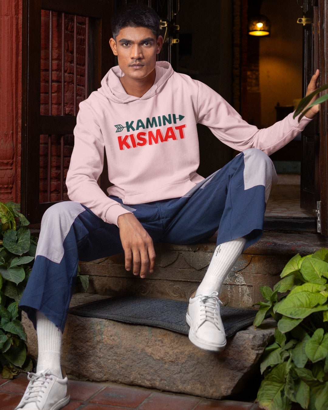 Kamini Kismat Drop Shoulder Men's Oversized Hoodie - -