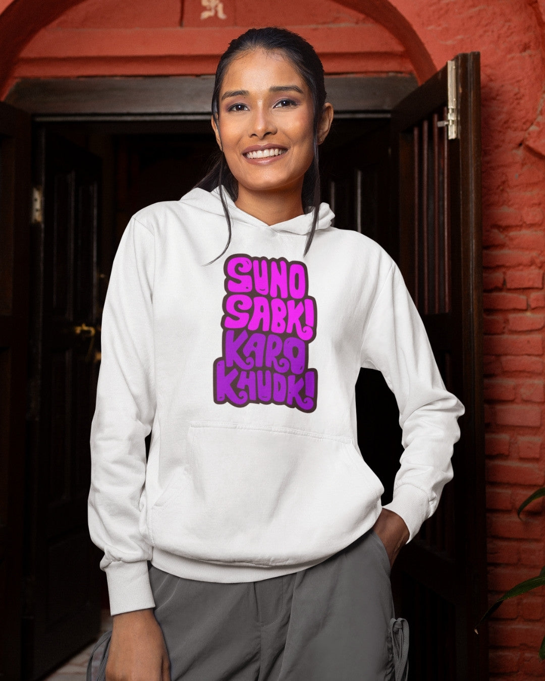 Karo Khudki Women's Oversized Hoodie - -