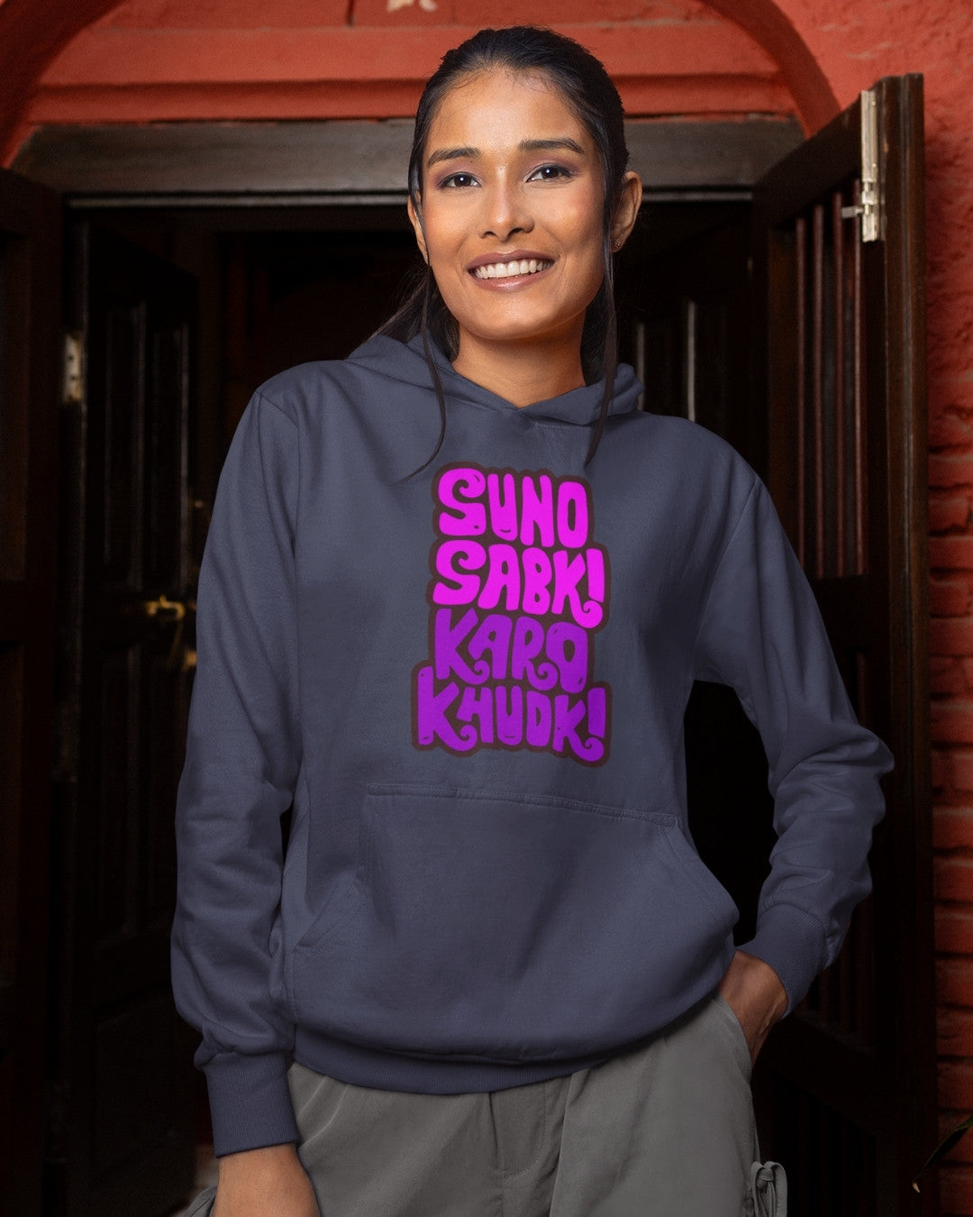 Karo Khudki Women's Oversized Hoodie - -
