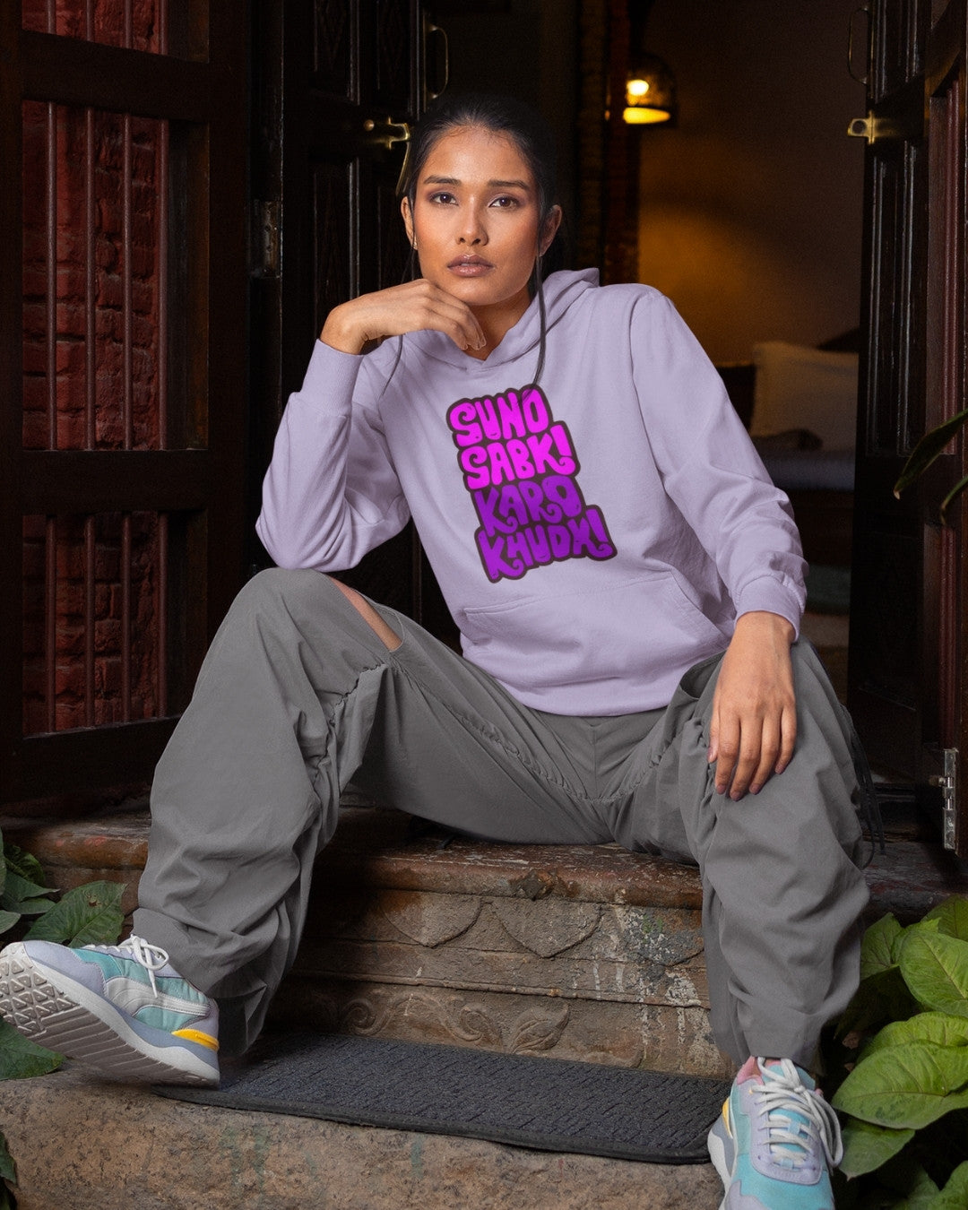 Karo Khudki Women's Oversized Hoodie - -
