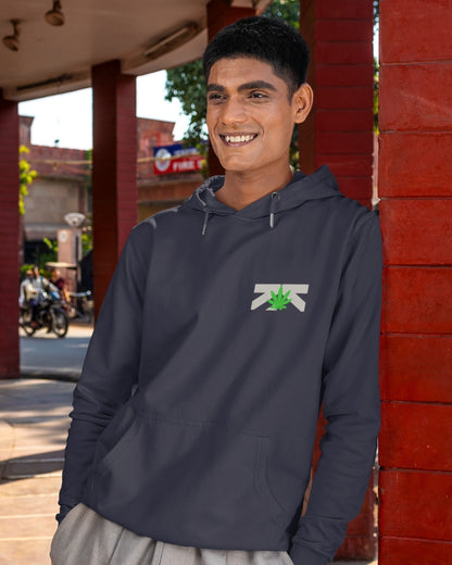 High Men's Oversized Hoodie - -