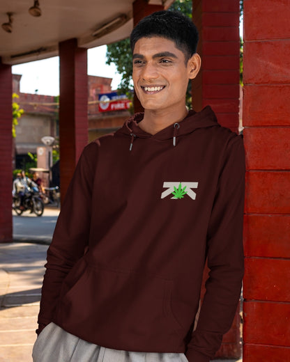 High Men's Oversized Hoodie - -