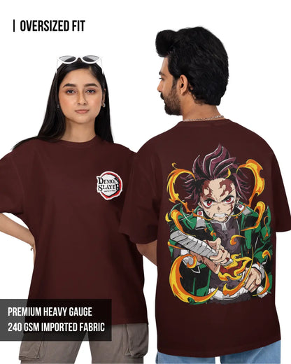 Tanjiro | Demon Slayer Unisex Oversized T-shirt