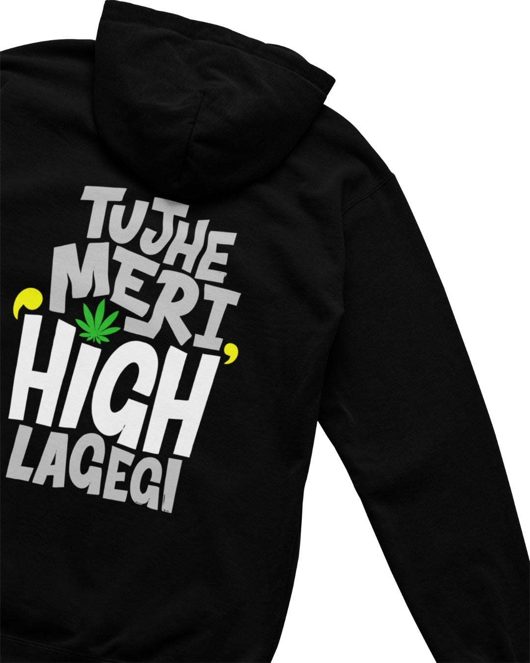 High Men's Oversized Hoodie - -