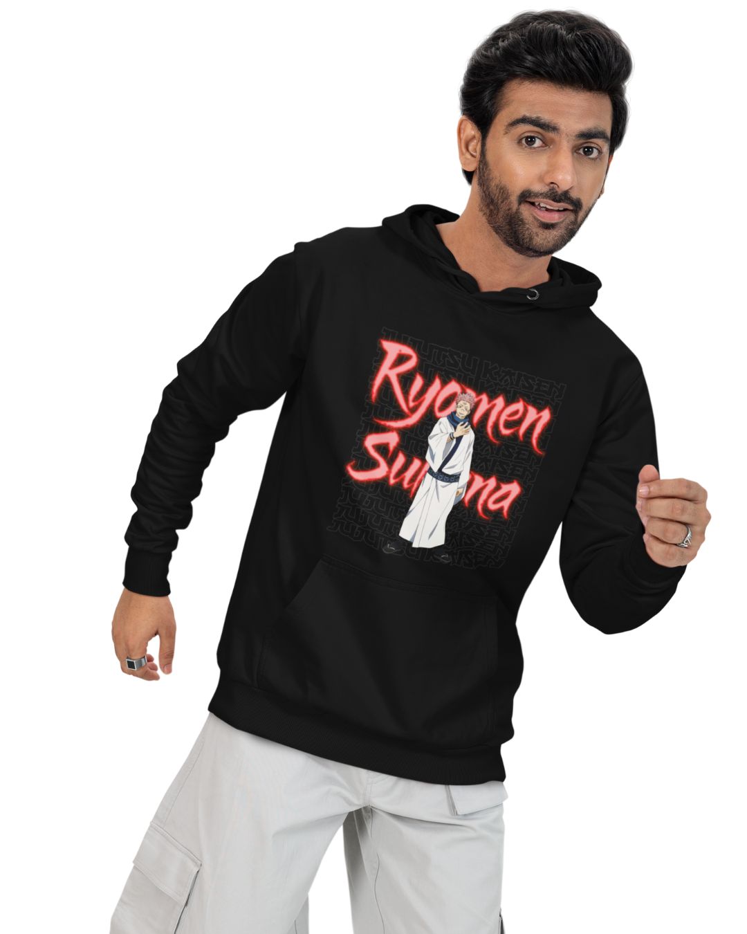 Ryomen Sukuna | Jujutsu Kaisen Unisex Oversized Hoodie - -