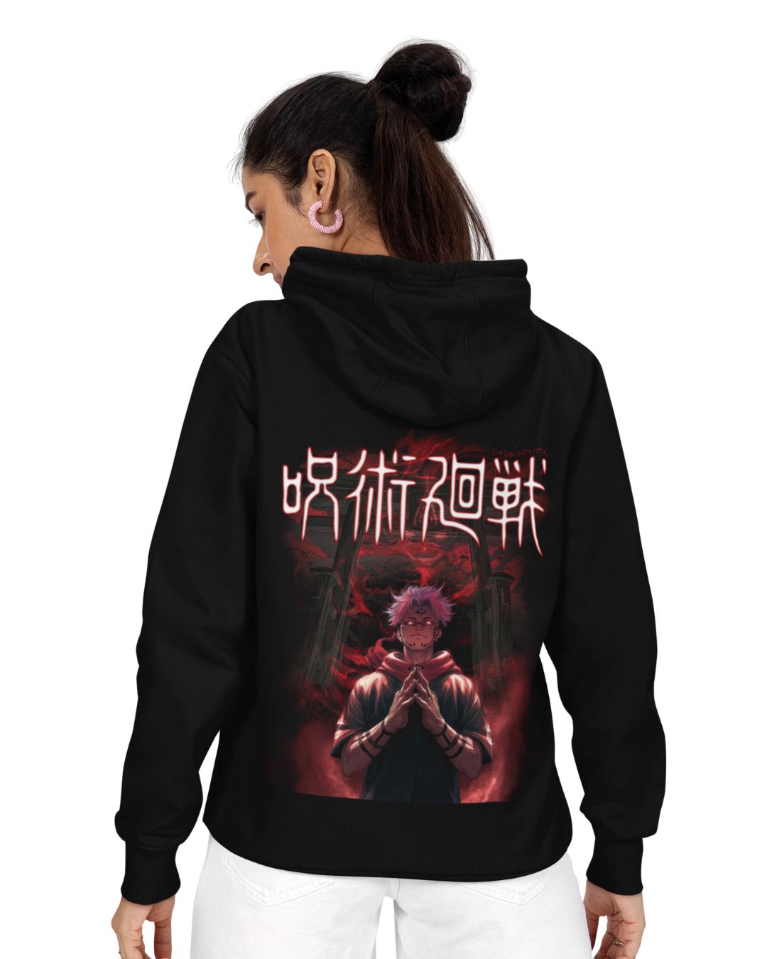 Ryomen Sukuna | Jujutsu Kaisen Unisex Oversized Hoodie - -
