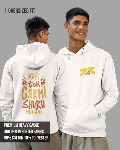 Garmi Men's Oversized Hoodie White / 3XL- White / 3XL- 1489.00