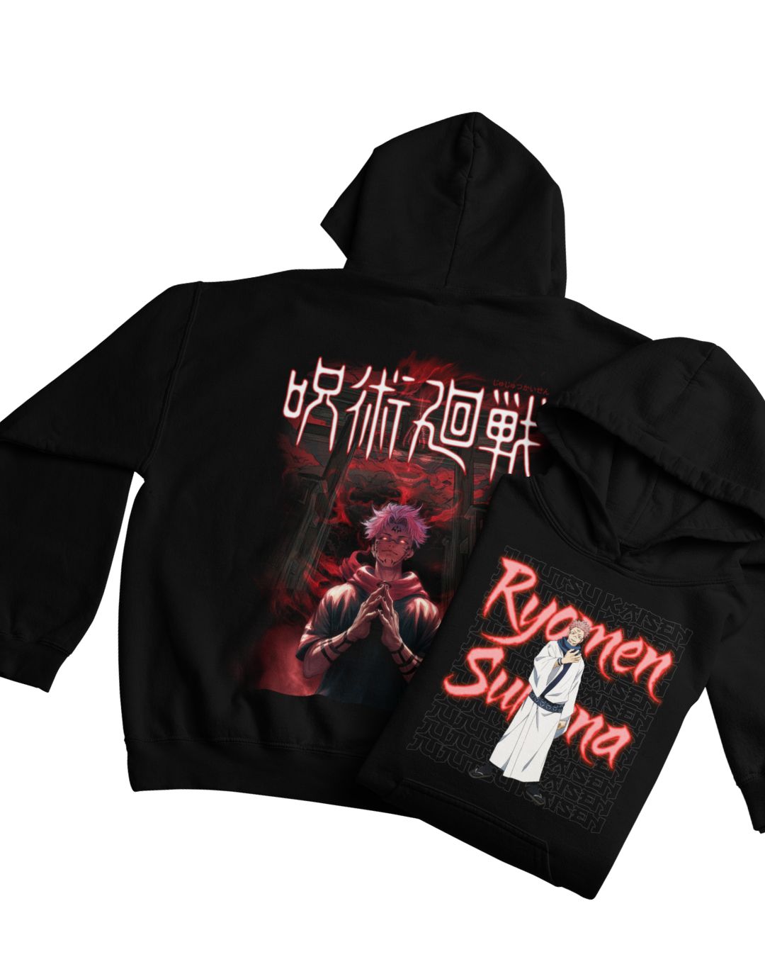 Ryomen Sukuna | Jujutsu Kaisen Unisex Oversized Hoodie - -