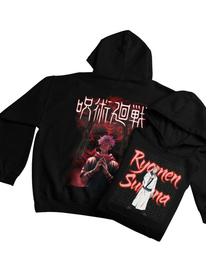 Ryomen Sukuna | Jujutsu Kaisen Unisex Oversized Hoodie - -