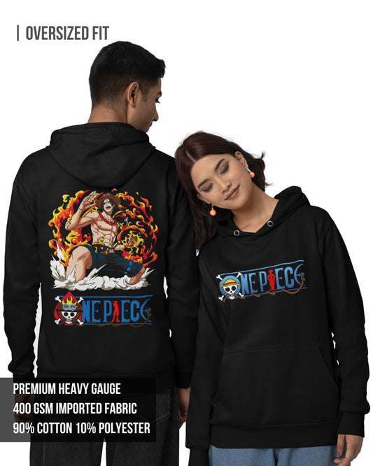 Luffy| One Piece Unisex Oversized Hoodie Black / 3XL- Black / 3XL- 1999.00