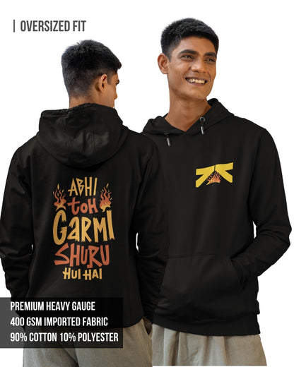 Garmi Men's Oversized Hoodie Black / 3XL- Black / 3XL- 1489.00