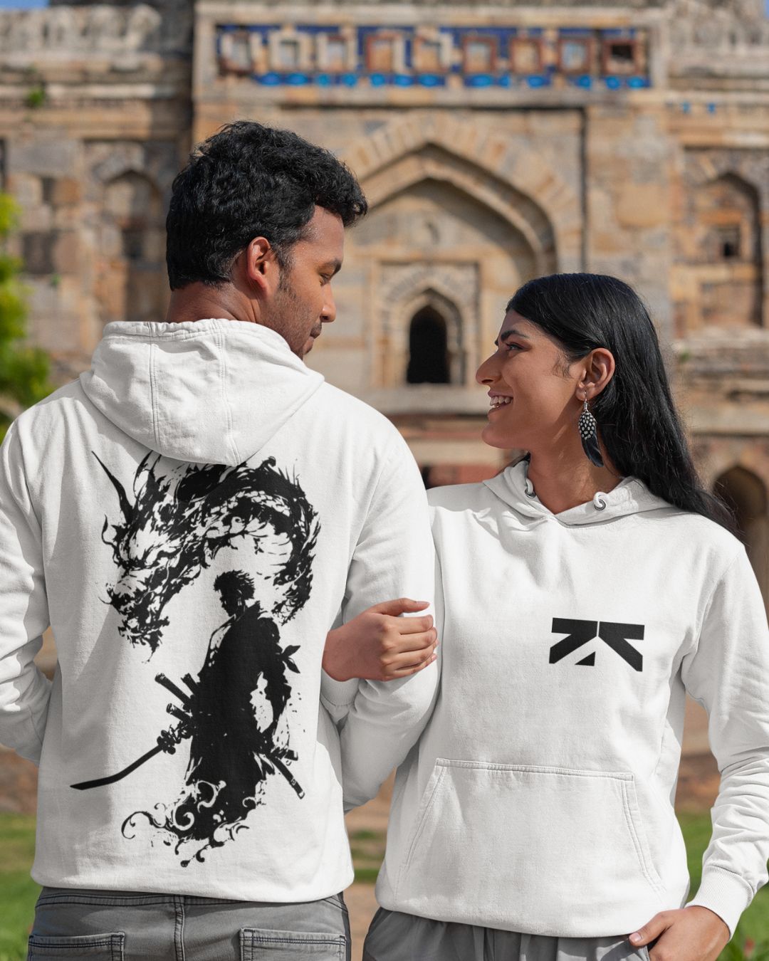 Zoro and Dragon| One Piece Unisex Hoodie - -