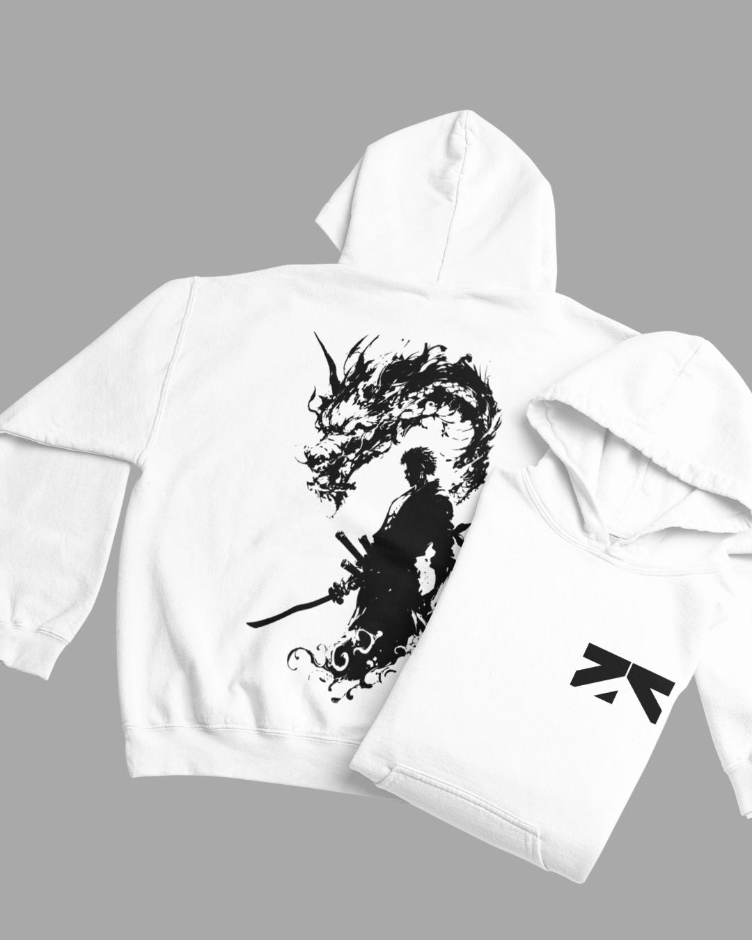 Zoro and Dragon| One Piece Unisex Hoodie - -