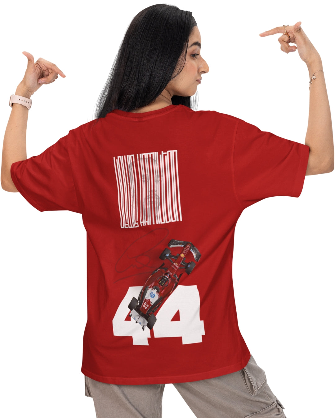 F1 Hamilton Unisex Oversized T-Shirt - -