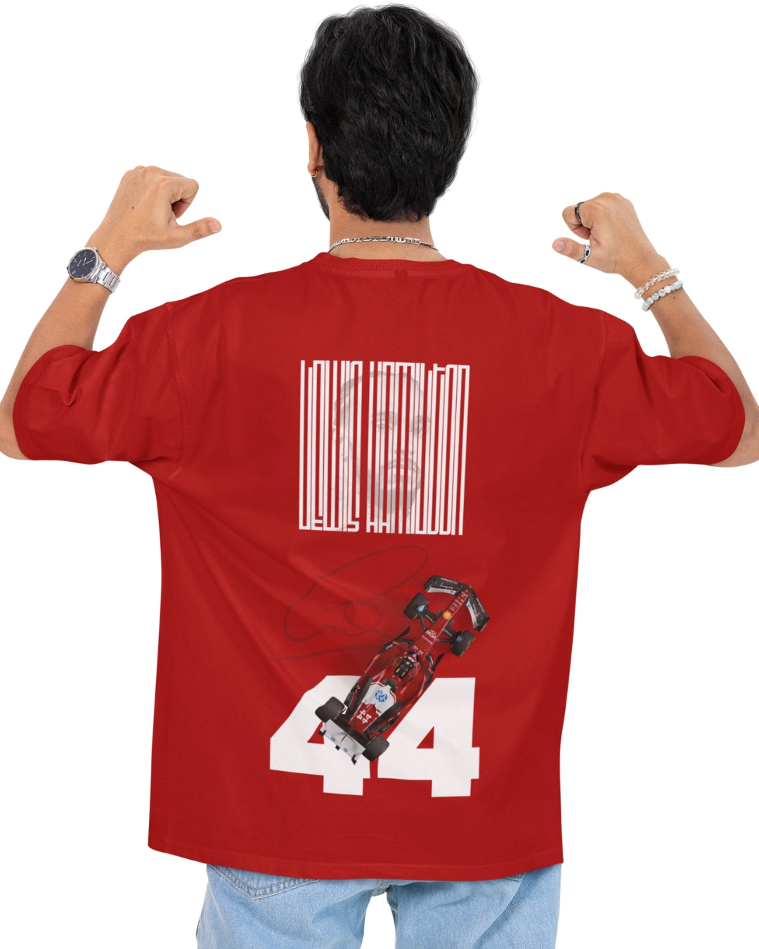 F1 Hamilton Unisex Oversized T-Shirt - -