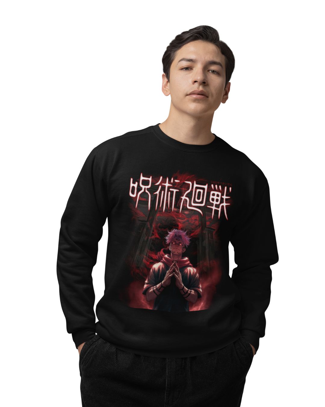 Ryomen Sukuna | Jujutsu Kaisen Unisex Oversized Sweatshirt - -