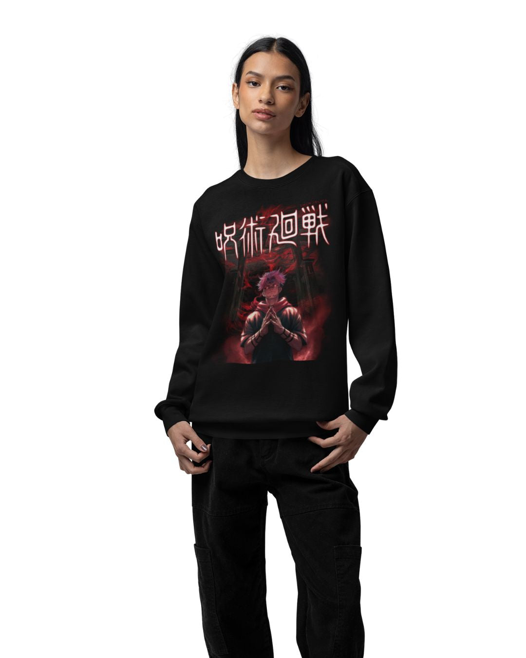 Ryomen Sukuna | Jujutsu Kaisen Unisex Oversized Sweatshirt - -