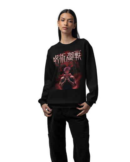 Ryomen Sukuna | Jujutsu Kaisen Unisex Oversized Sweatshirt - -