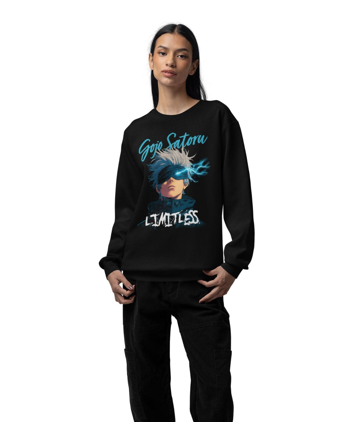 Gojo Satoru | Jujutsu Kaisen Unisex Oversized Sweatshirt - -