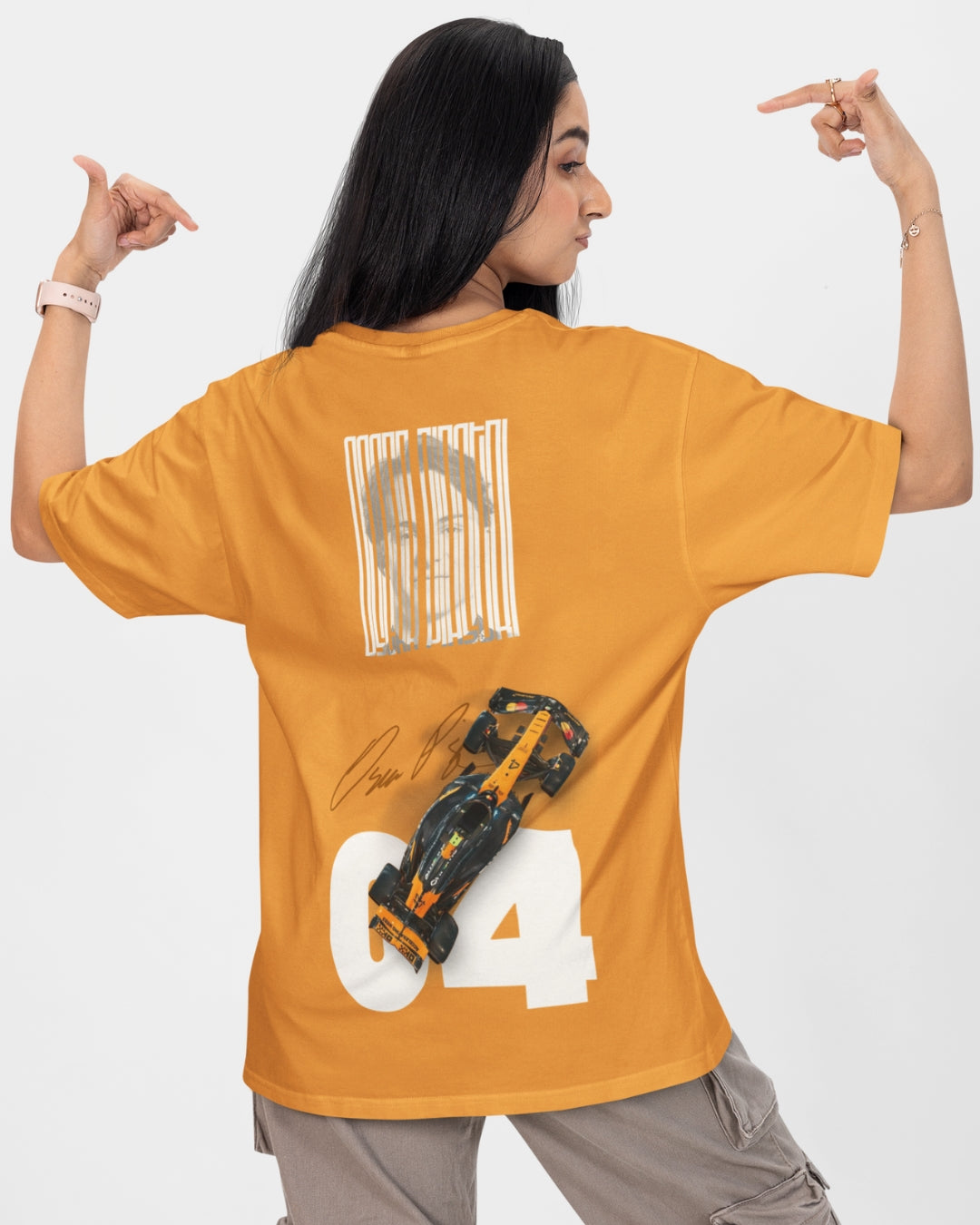 F1 04 Oscar Piastri | Unisex Oversized  T-Shirt - -