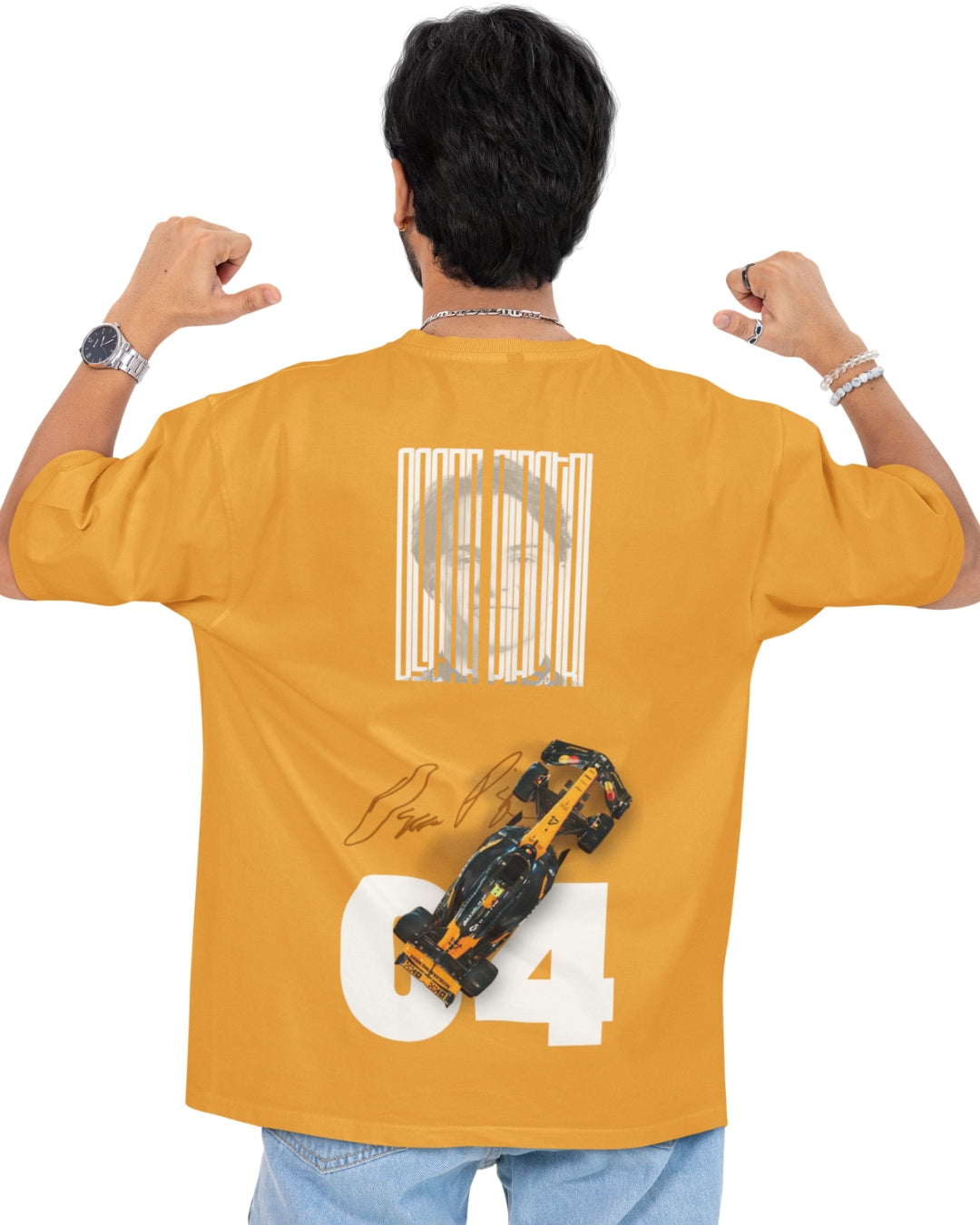 F1 04 Oscar Piastri | Unisex Oversized  T-Shirt - -