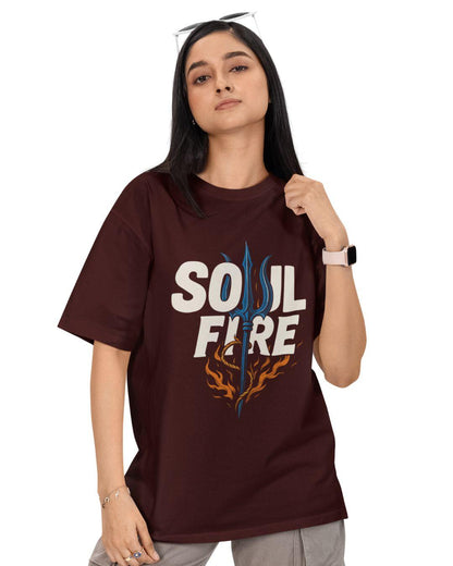 Soul Fire Unisex Oversized T-Shirt