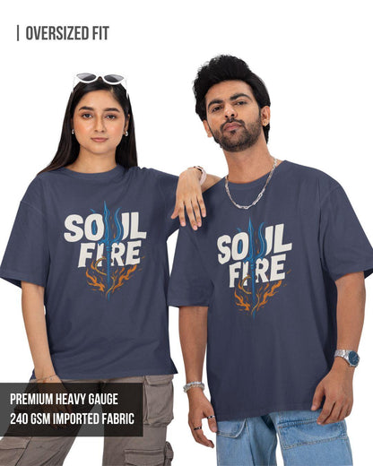 Soul Fire Unisex Oversized T-Shirt
