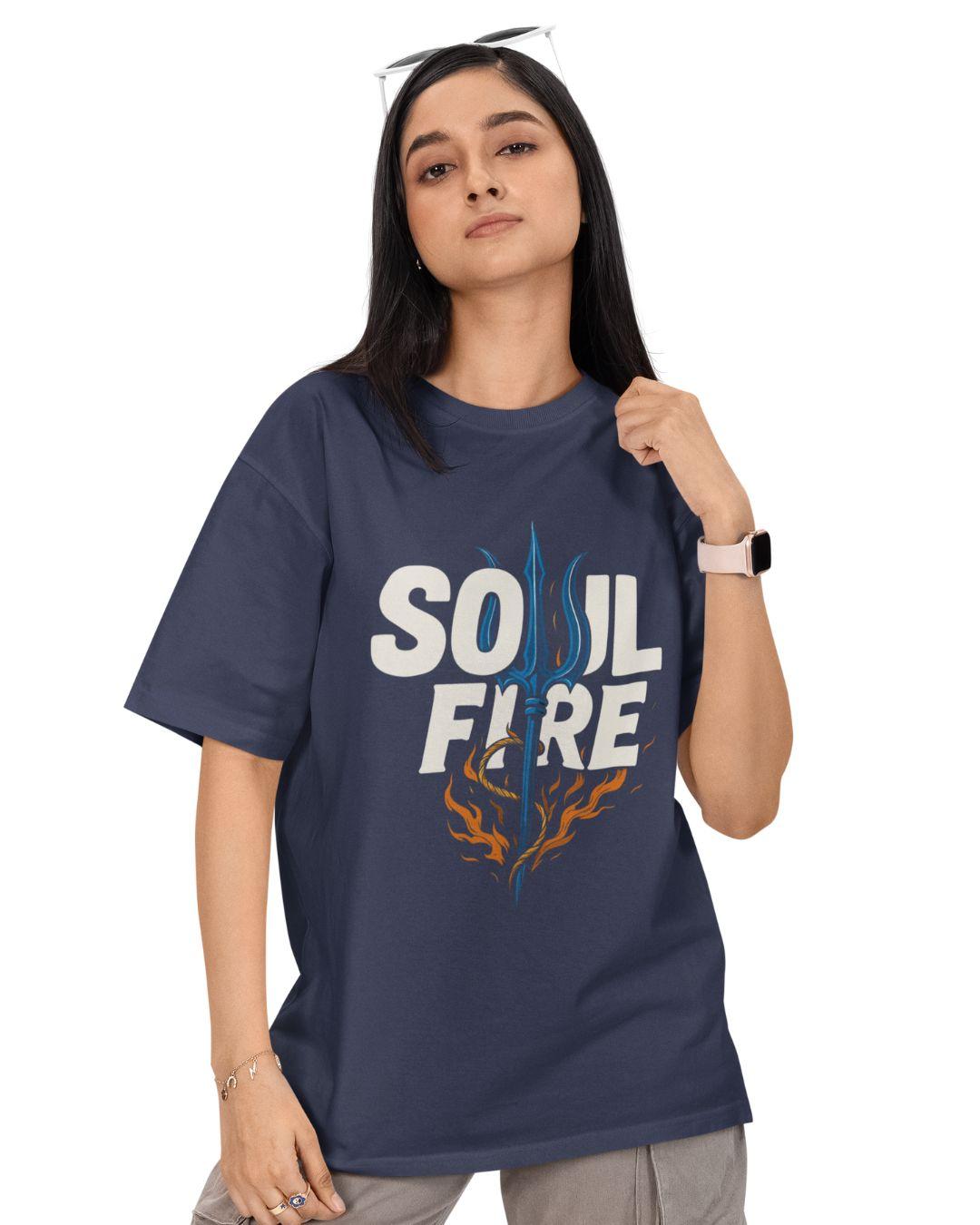 Soul Fire Unisex Oversized T-Shirt