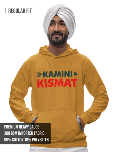 Kamini Kismat Men's hoodie Mustard Yellow / 3XL- Mustard Yellow / 3XL- 1029.00