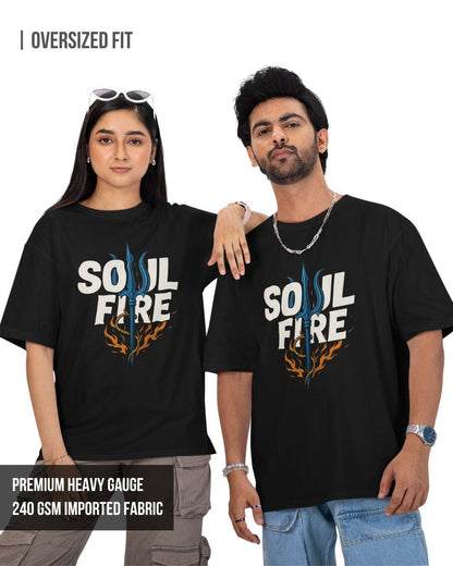 Soul Fire Unisex Oversized T-Shirt