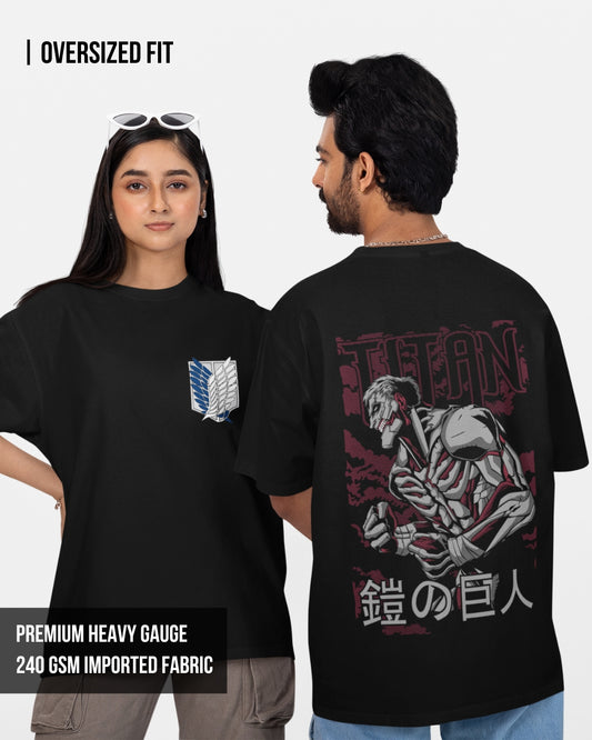 Titan | AOT Unisex Oversized T-Shirt