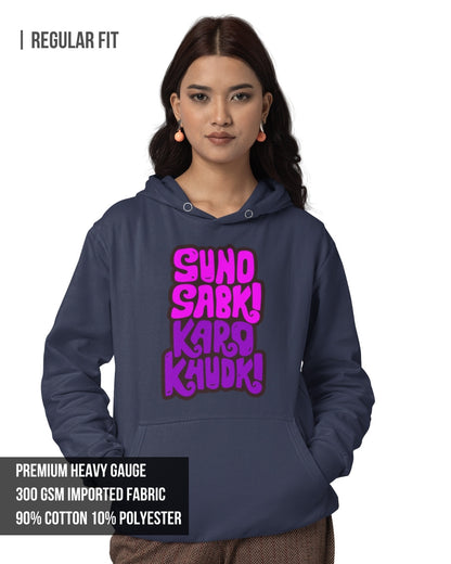 Karo Khudi Women's Hoodie Navy Blue / 3XL- Navy Blue / 3XL- 1029.00