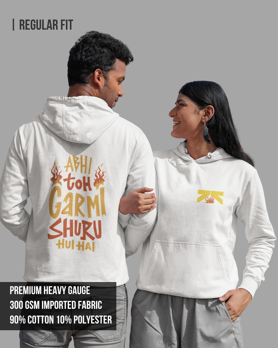 Garmi Unisex Hoodie White / 3XL- White / 3XL- 1029.00