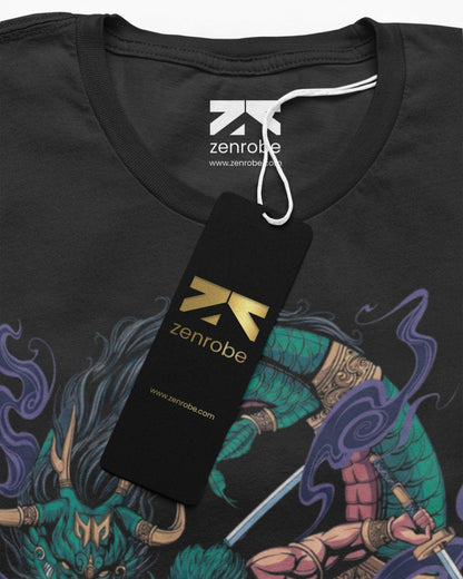 Three Swords Of Zoro Unisex Oversized T-Shirt - -