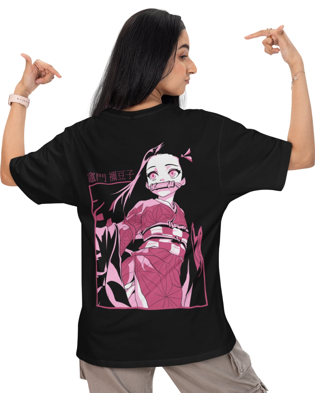 Demon Slayer | Nezuko Women's Oversized T-shirt - -