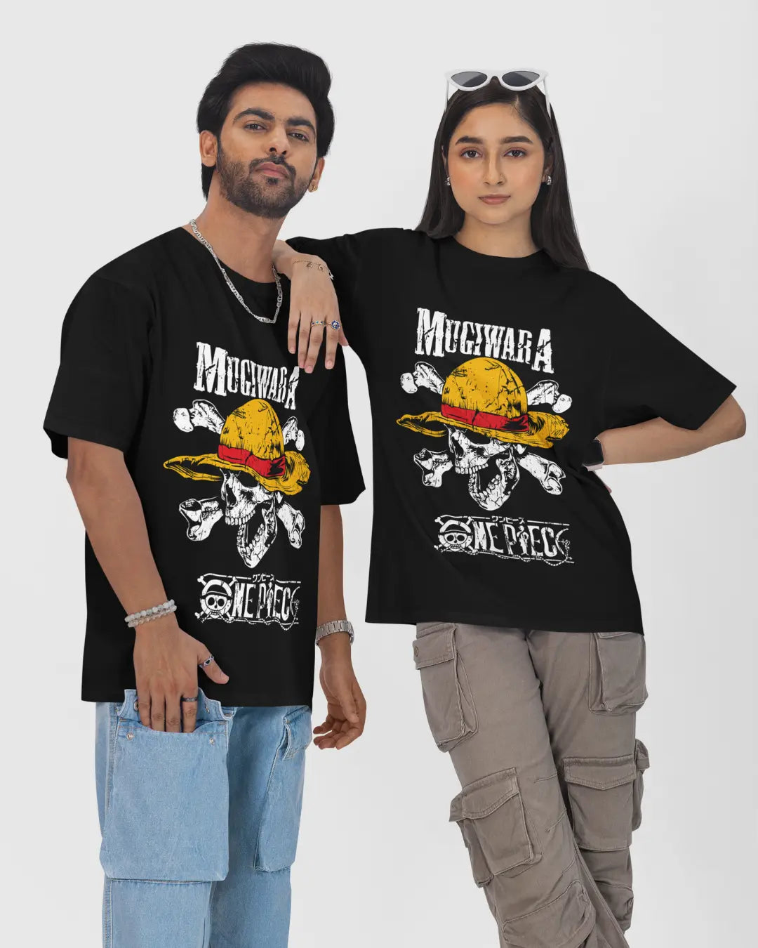 One Piece Unisex Oversized T-Shirt - -