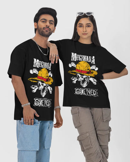 One Piece Unisex Oversized T-Shirt - -