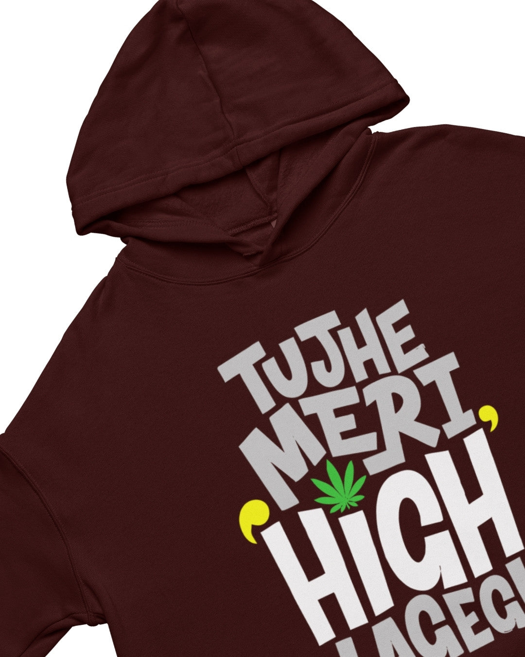 High Crop Hoodie - -