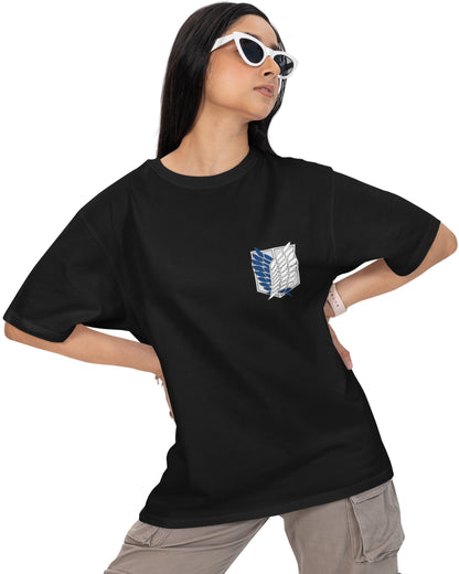 Mikasa | Attack On Titan Women's Oversized T-Shirt