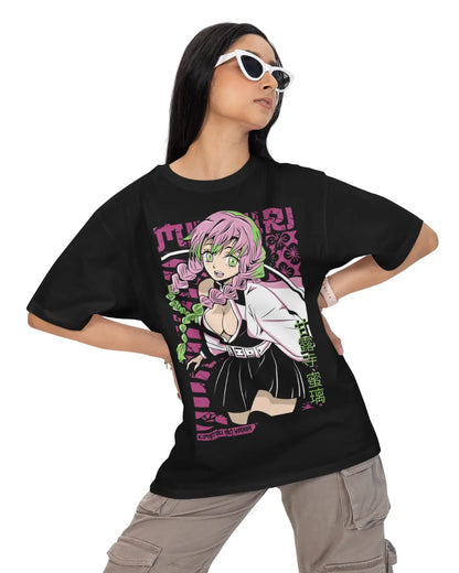 Mitsuri Kanroji | Demon Slayer Women's Oversized T-Shirt - -