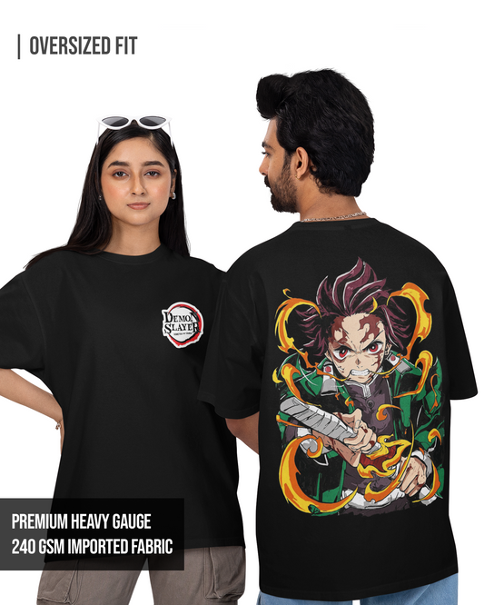 Tanjiro | Demon Slayer Unisex Oversized T-shirt