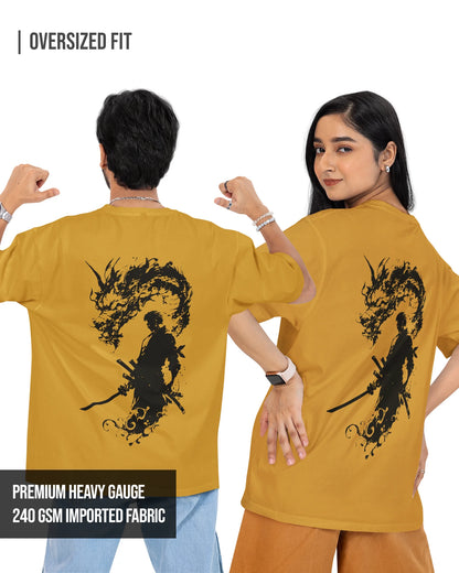Zoro and Dragon |  One Piece | Unisex Oversized Tshirt